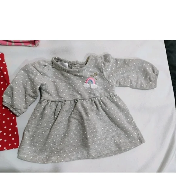 Baby Girls 6 Piece Mixed Clothes Lot Size 0-3M - Picture 9 of 13